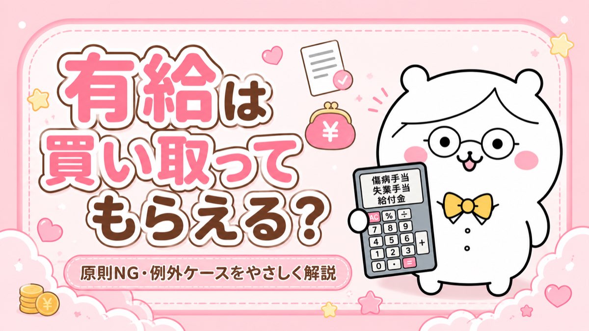 有給は買い取ってもらえる？