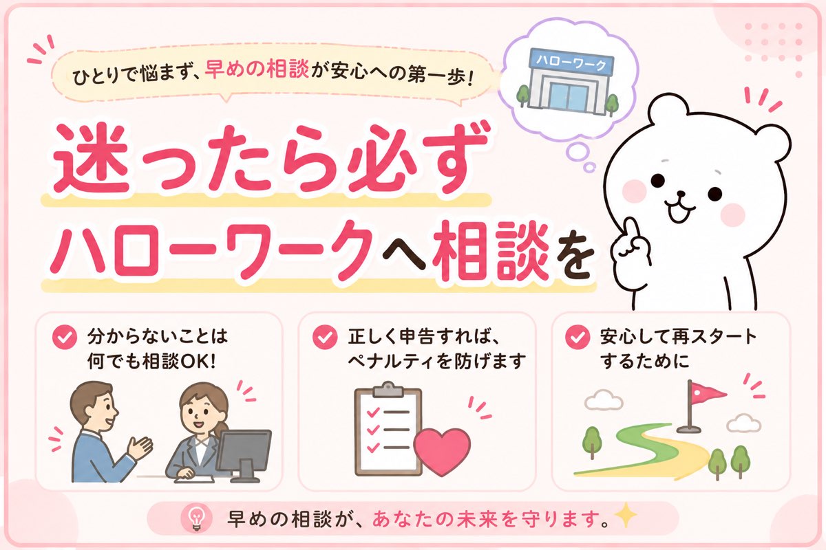 迷ったらハローワークへ相談を