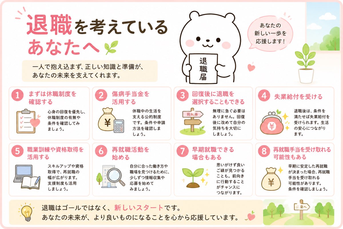 退職を考えているあなたへ
