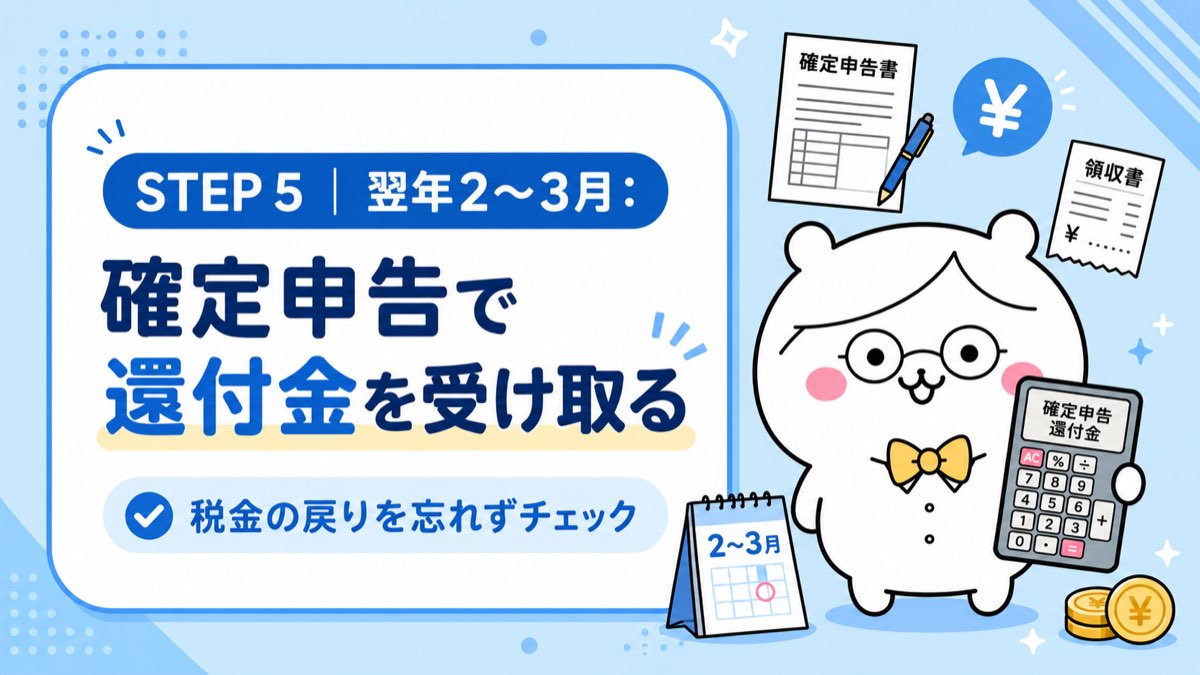 確定申告で還付金を受け取る