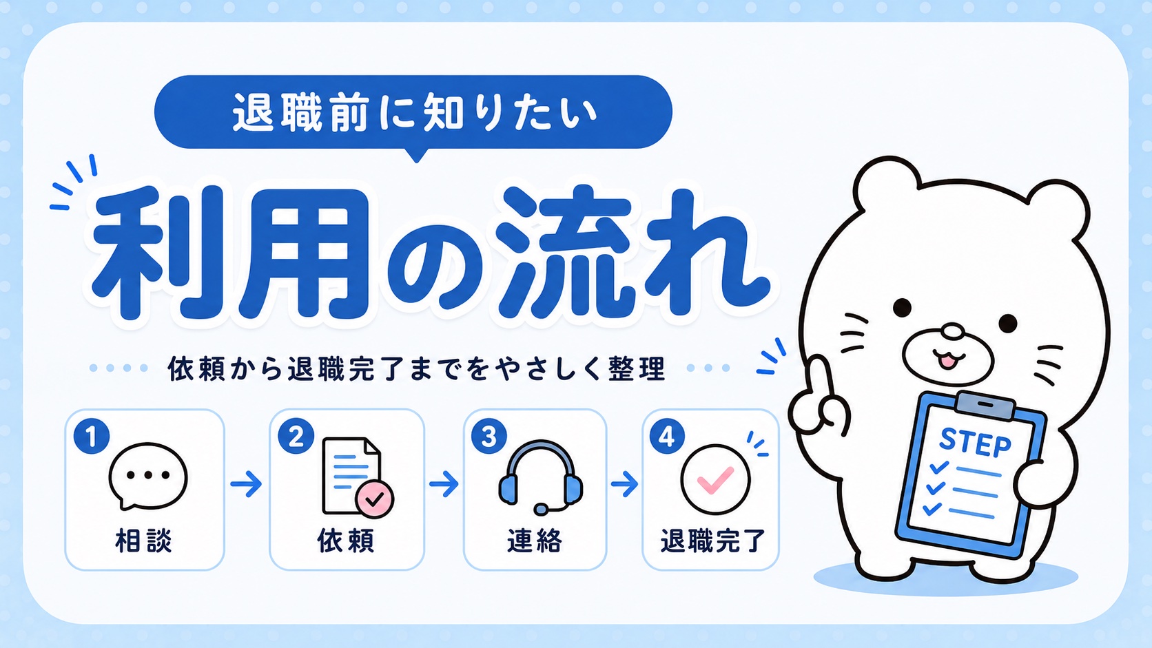 退職代行の利用の流れ・申し込みから退職完了まで