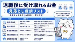 退職後にやることチェックリスト｜手続きの順番を間違えると取り戻せないお金がある