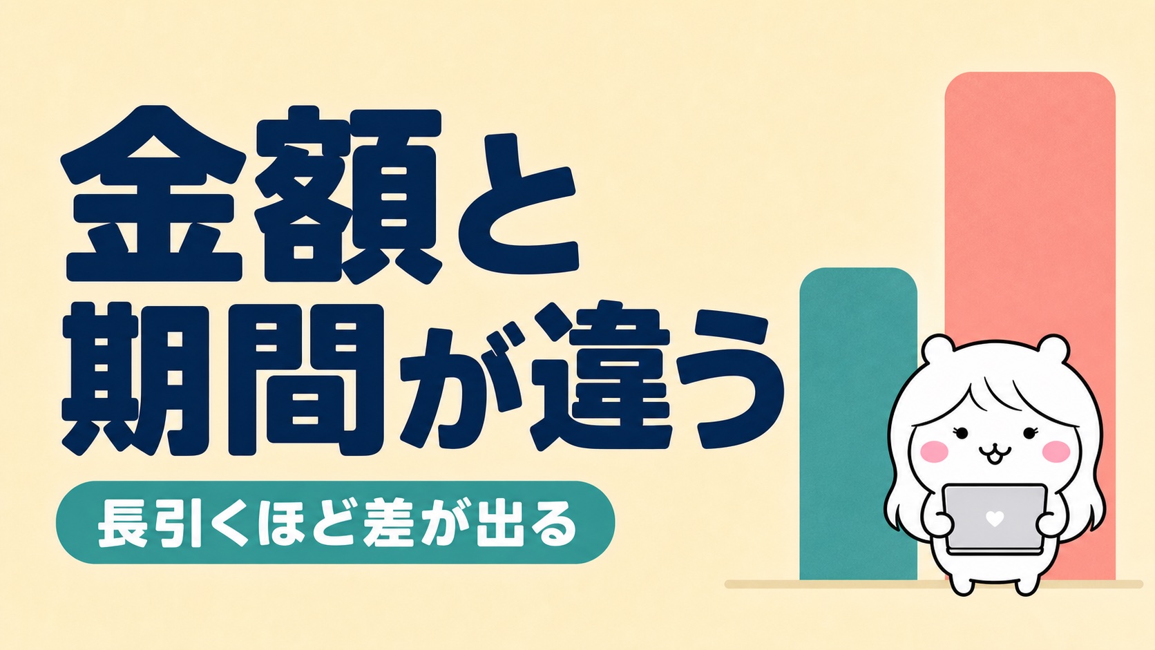 金額と期間の違い